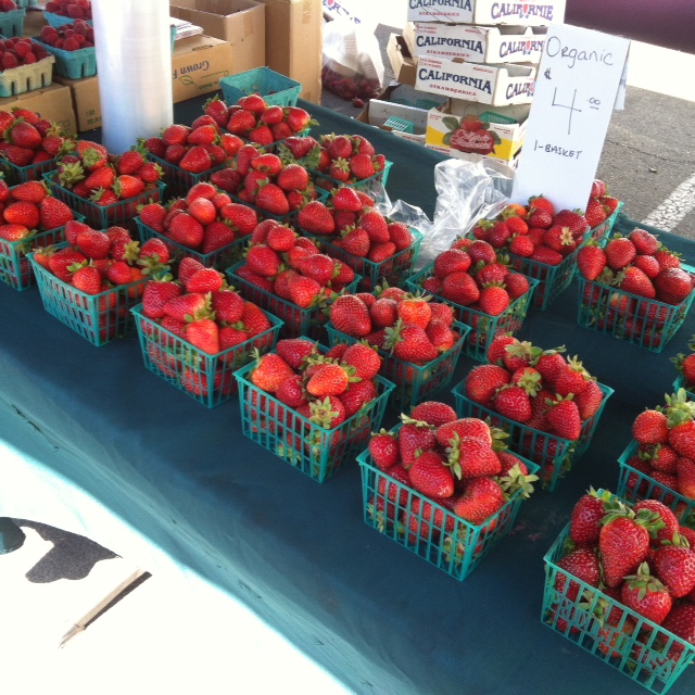 Rodriguez Farms organic strawberries!