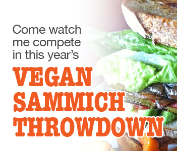 Your vote will send me to the 3rd Annual Vegan Iron Chef contest!!