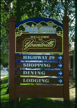 Yountville sign