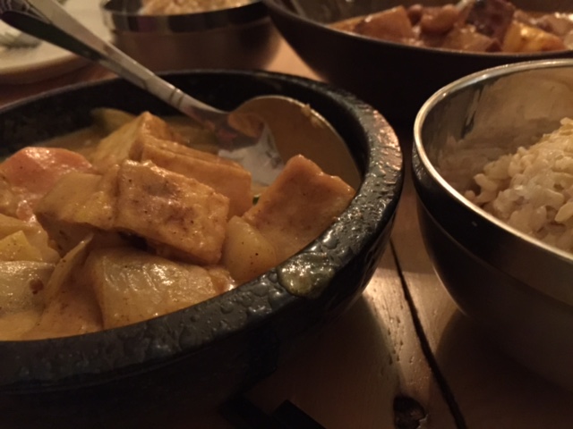 Kari Curry with tofu