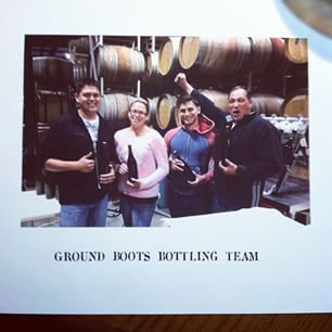 Ground Boots bottling team!