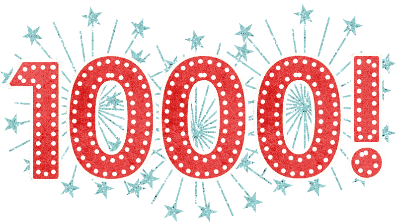 Celebrating 1000 Blog Followers!